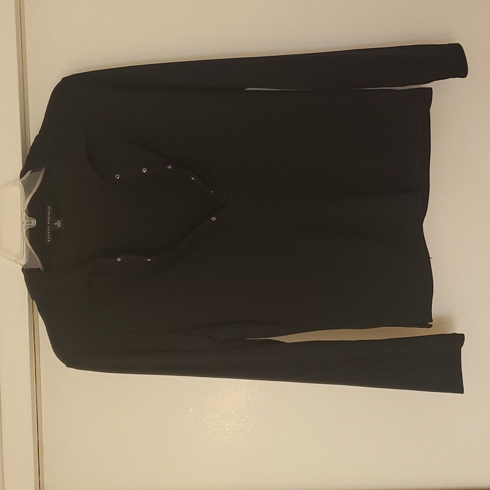 Banana Republic | Black top | Long Sleeve | Size Small | Blouse
